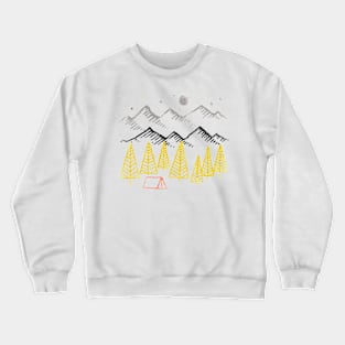 Camp Forest (for Light Color) Crewneck Sweatshirt